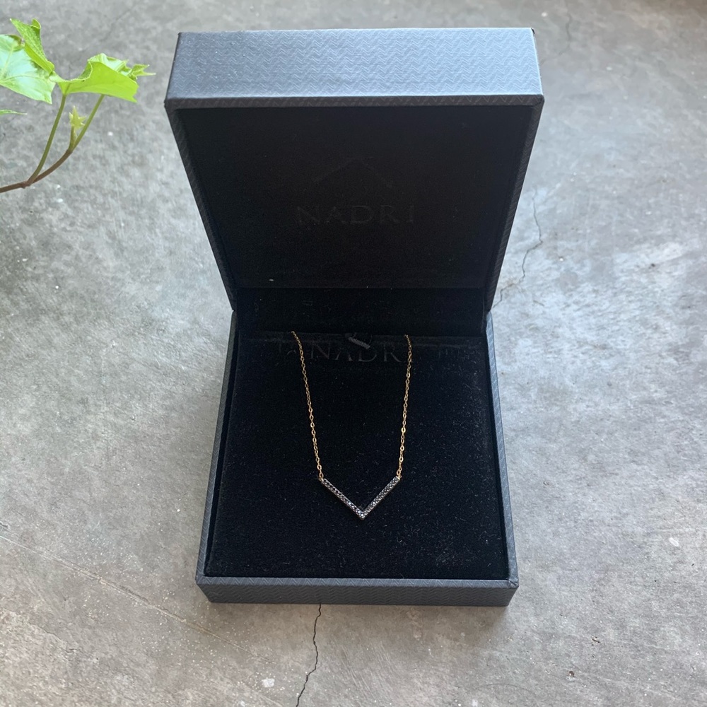 NEW Nadri V necklace